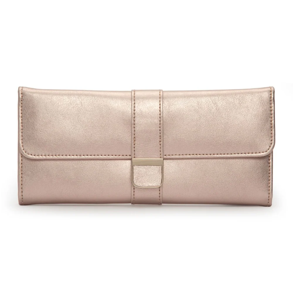 WOLF Palermo Travel Jewellery Box Rose Gold Colour