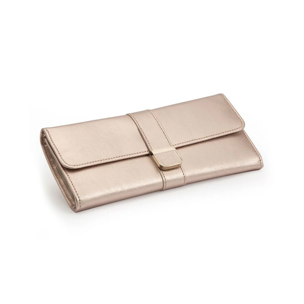 WOLF Palermo Travel Jewellery Box Rose Gold Colour - Image 2