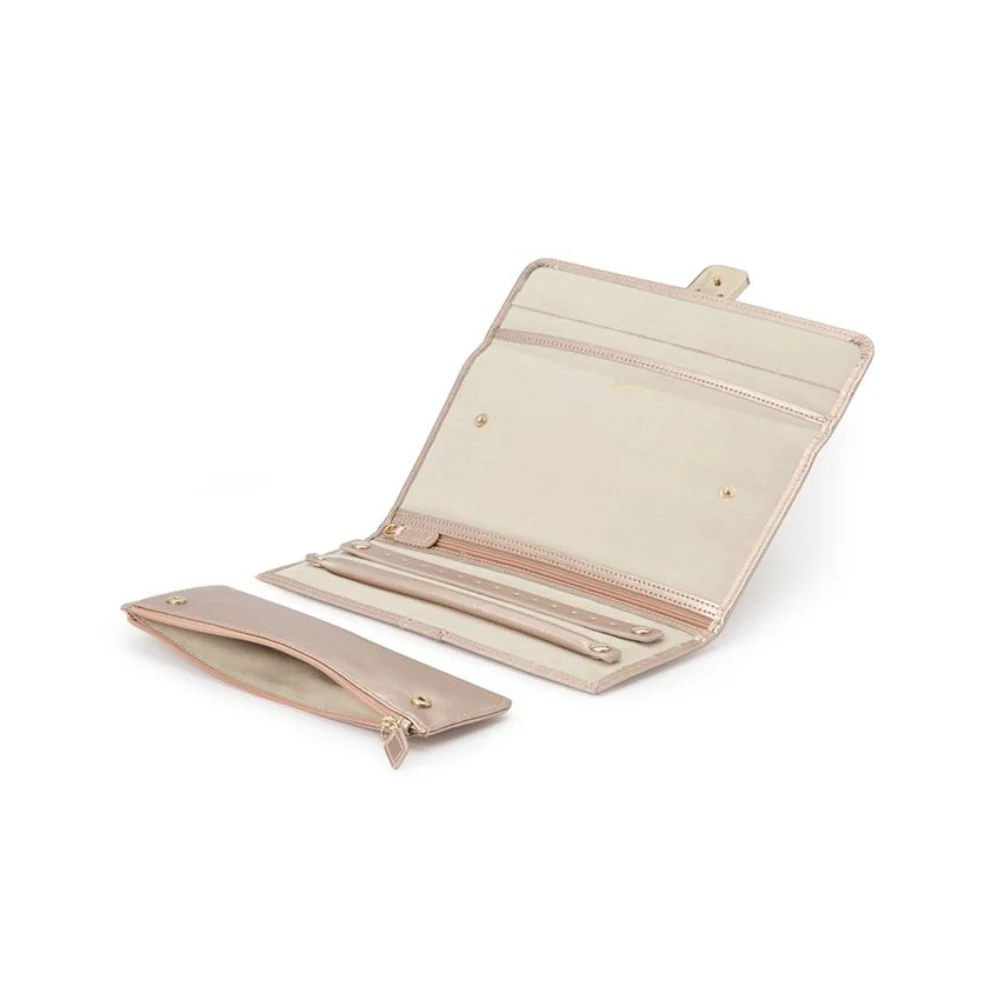 WOLF Palermo Travel Jewellery Box Rose Gold Colour - Image 4