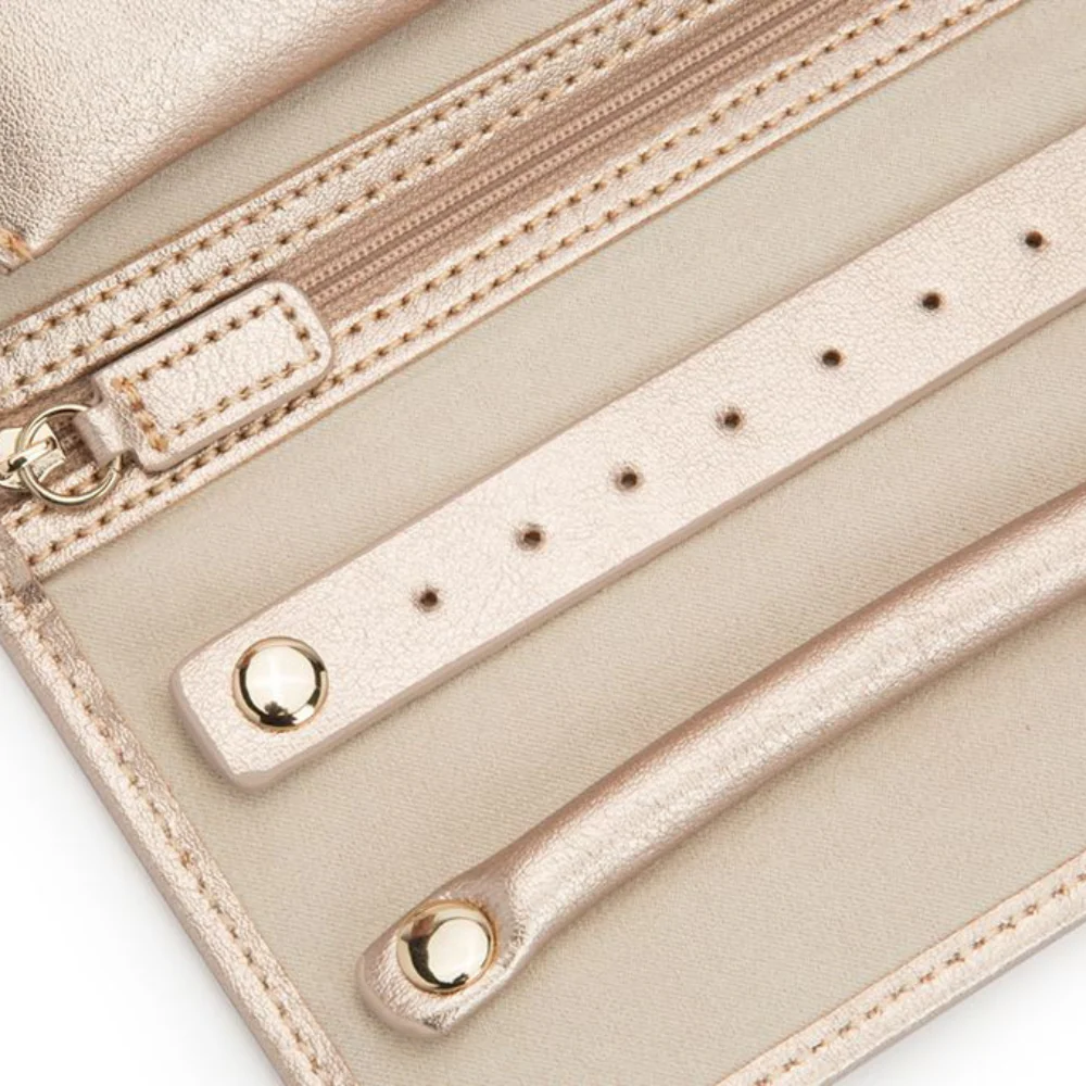 WOLF Palermo Travel Jewellery Box Rose Gold Colour - Image 5